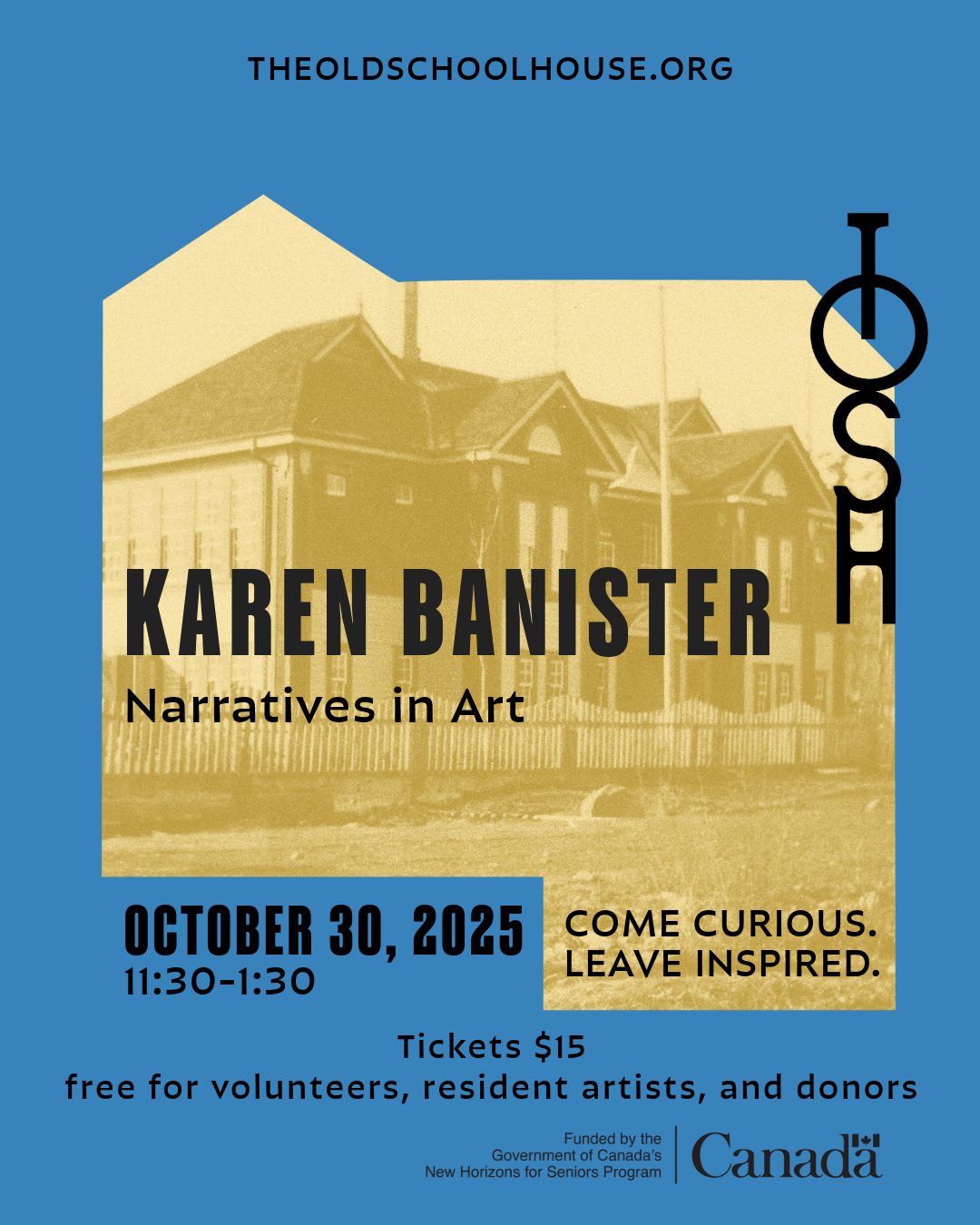 TOSH TALKS - Narratives in Art with Karen Banister - Oct 30, 2025