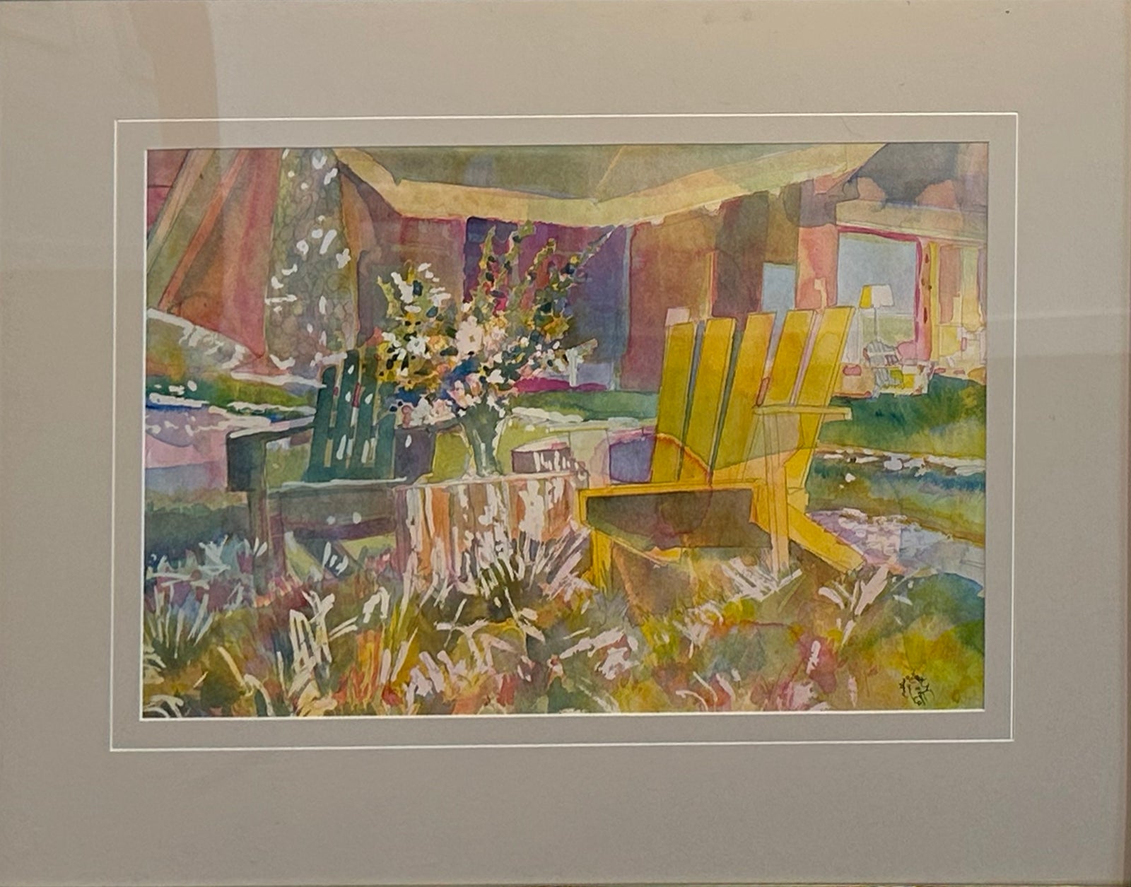 Catherine Fraser - painting - Springtime Yellow Point