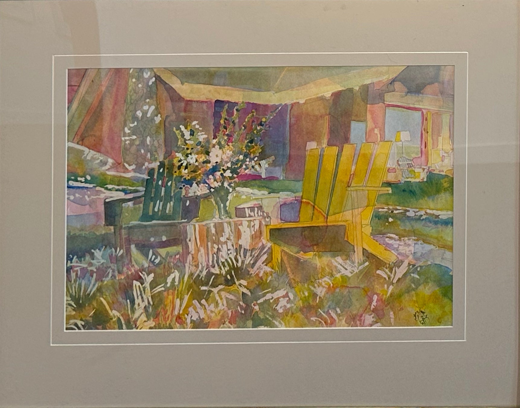 Catherine Fraser - painting - Springtime Yellow Point