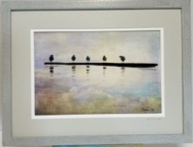Amy Baxter - limited edition print - all in a row...