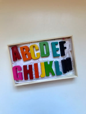 Calgary Crayons - Alphabet Box Set (Rainbow Colours)