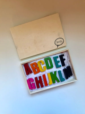 Calgary Crayons - Alphabet Box Set (Rainbow Colours)