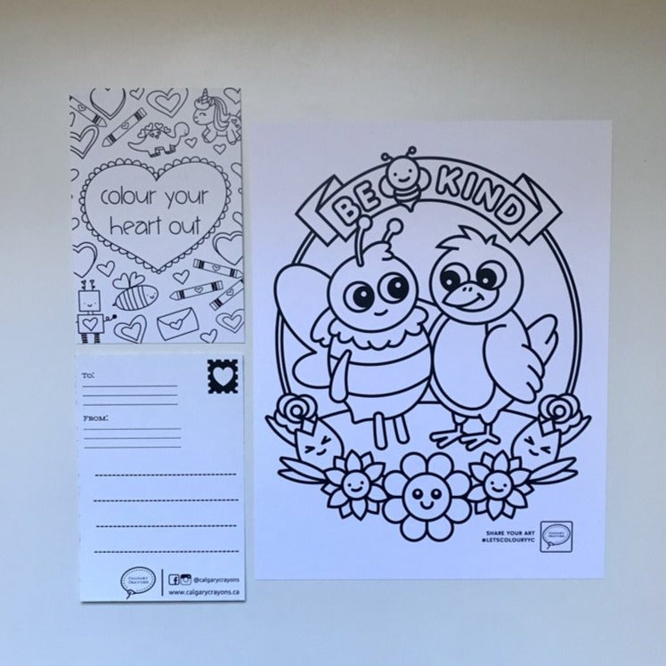 Calgary Crayons - Alphabet Box Set (Rainbow Colours)