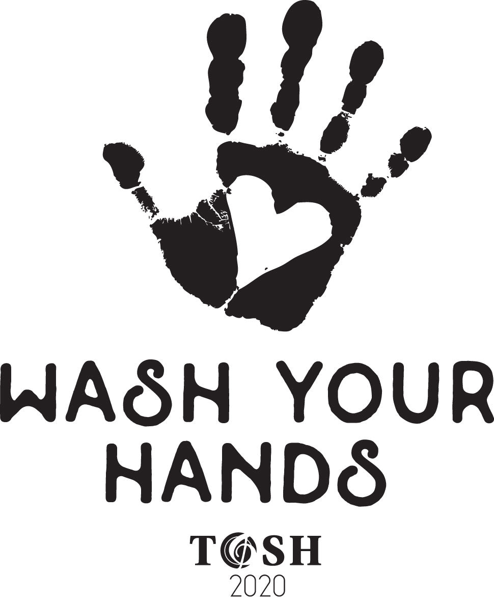 Womens Short Sleeve T-shirt: Wash Your Hands