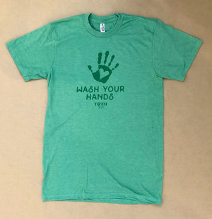 Unisex Short Sleeve T-Shirt: Wash Your Hands