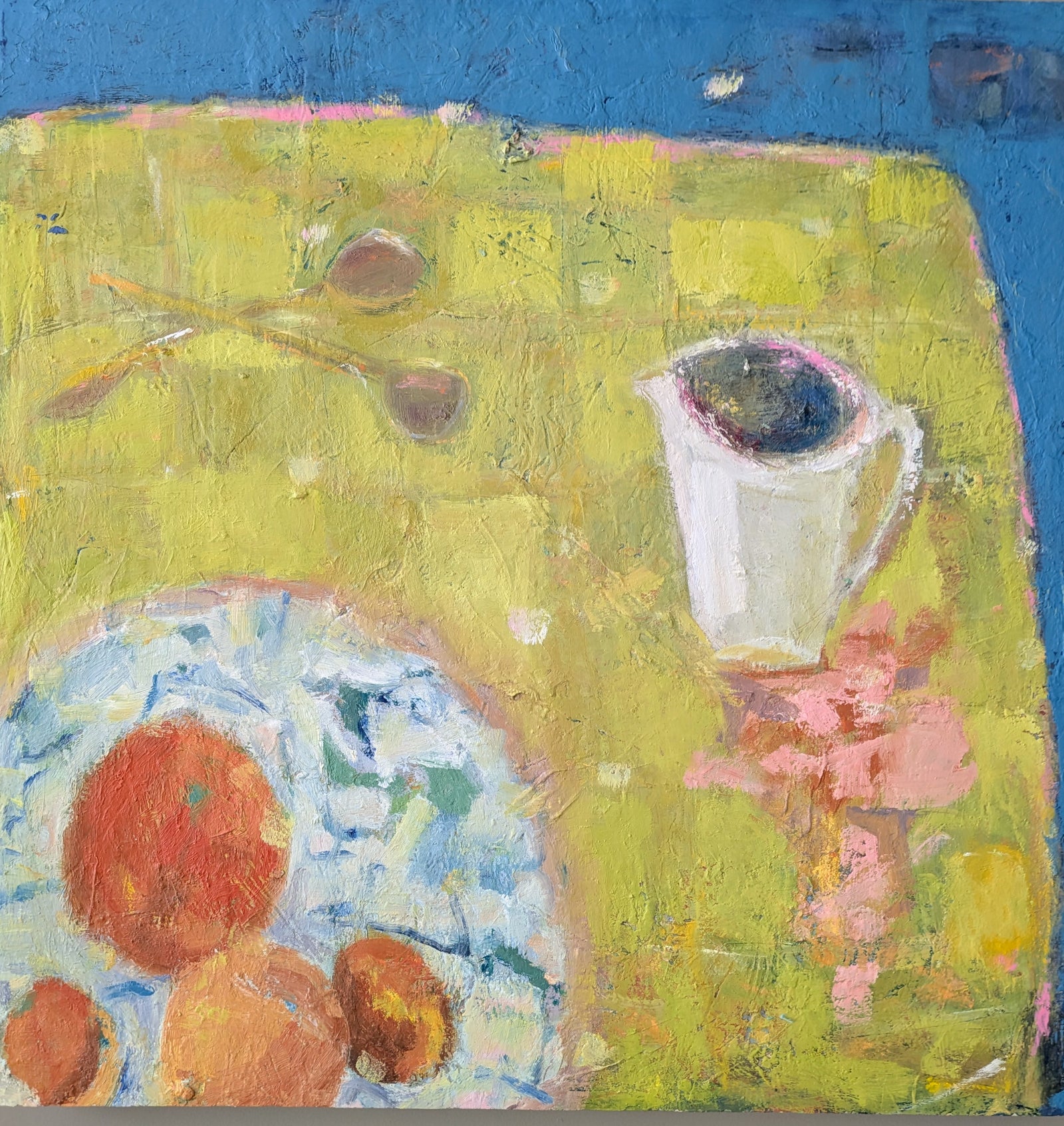 Heather McAllister -painting - Yellow Cloth