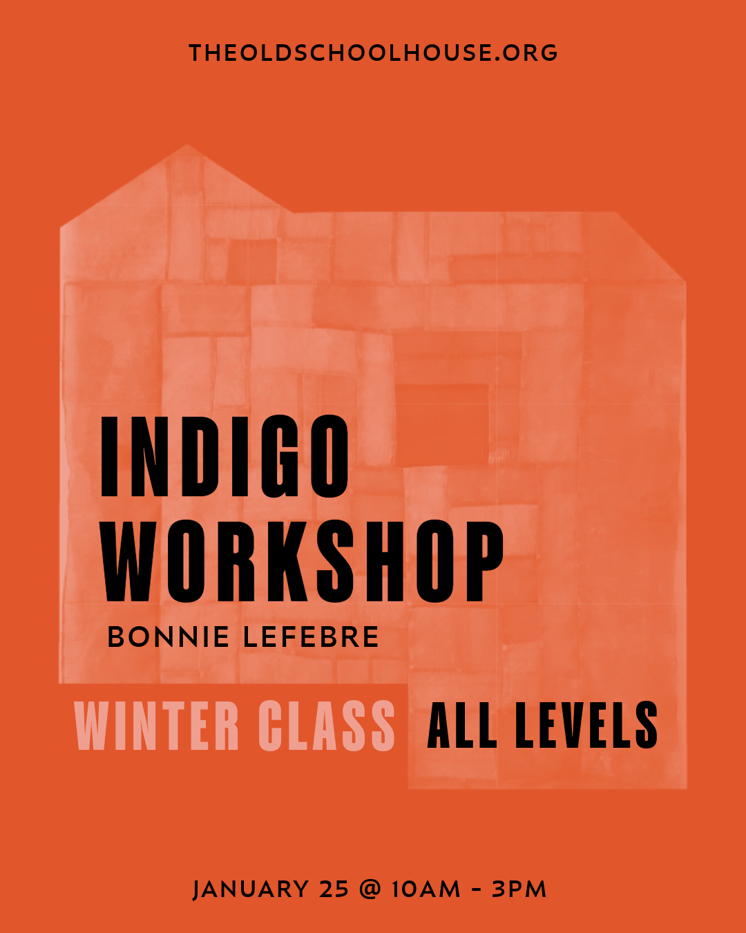 Indigo Workshop | Bonnie Lefebre | January 25, 2025 | 10am  to 3pm