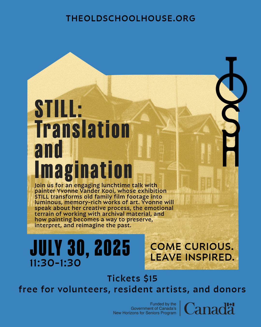 TOSH TALKS - "Blossoming Into Myself" with Jamie Gentry - August 7