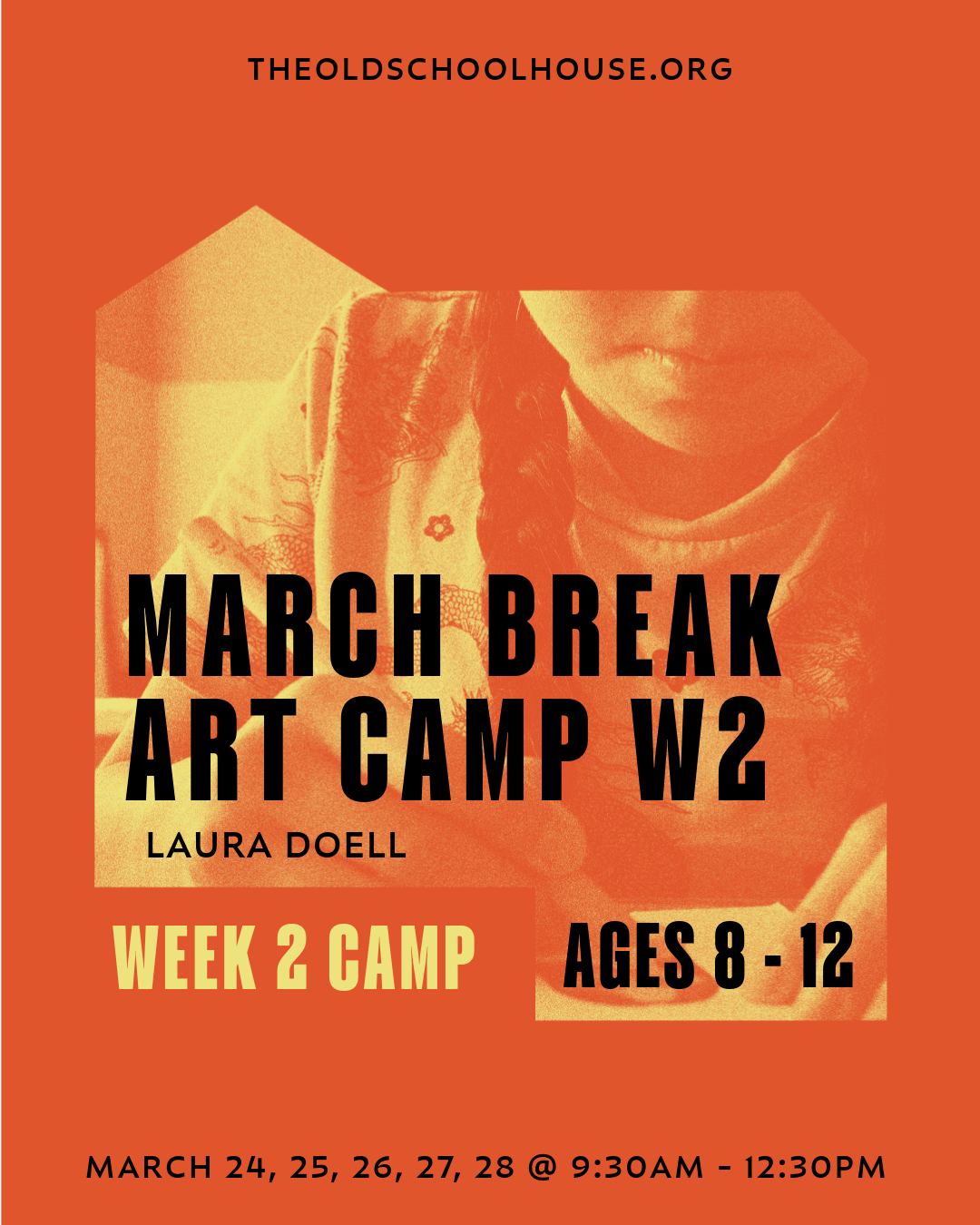 March Break Art Camp W2 | Acrylic Painting | Laura Doell  | March 24, 25, 26, 27, 28, 2025 | 9:30am to 12:30pm