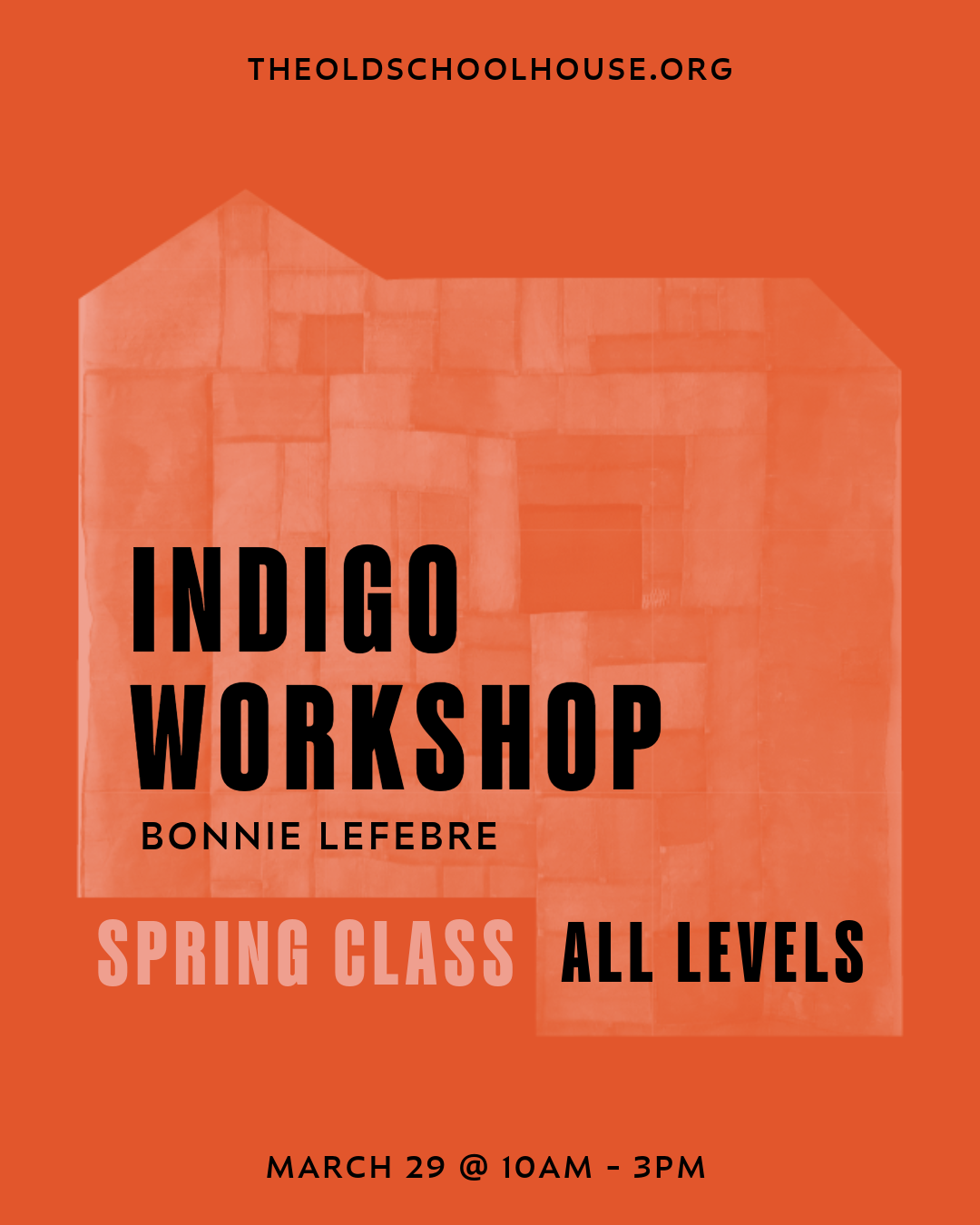 Indigo Workshop | Bonnie Lefebre | March 29, 2025 | 10am  to 3pm