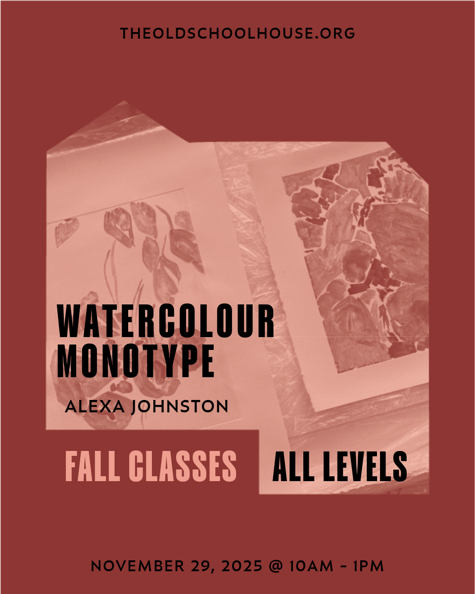 Printing | Monotype with Watercolour Workshop | Alexa Johnston | Nov 29, 2025 | 10am to 1pm