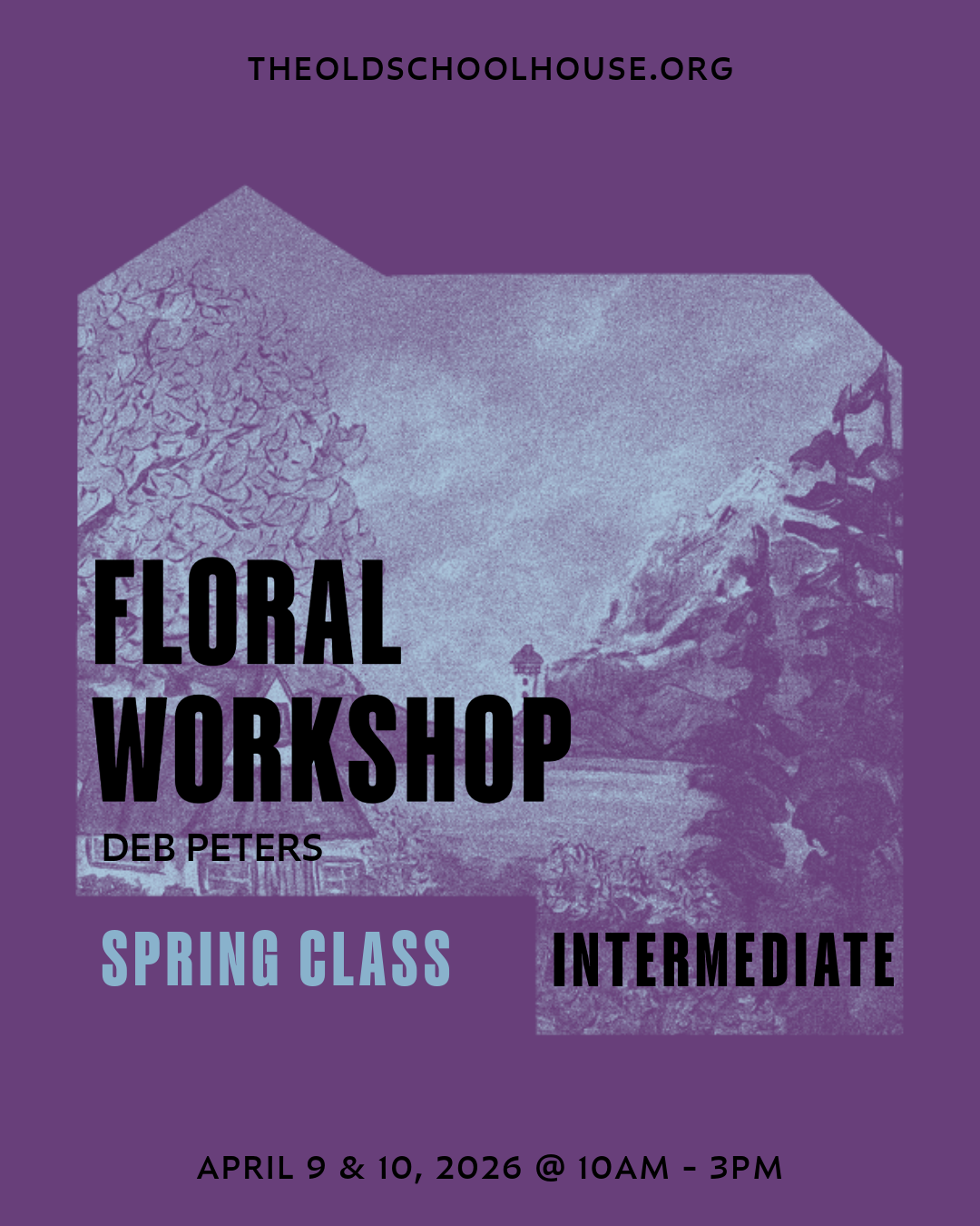 Floral Workshop | Deb Peters | April 9 & 10, 2026 | 10am - 3pm