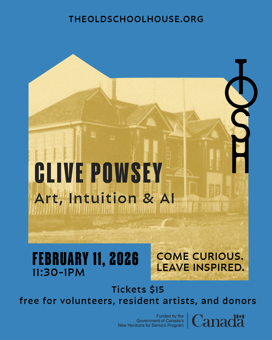 TOSH TALKS - Art, Intuition & AI with Clive Powsey - Feb 11, 2026