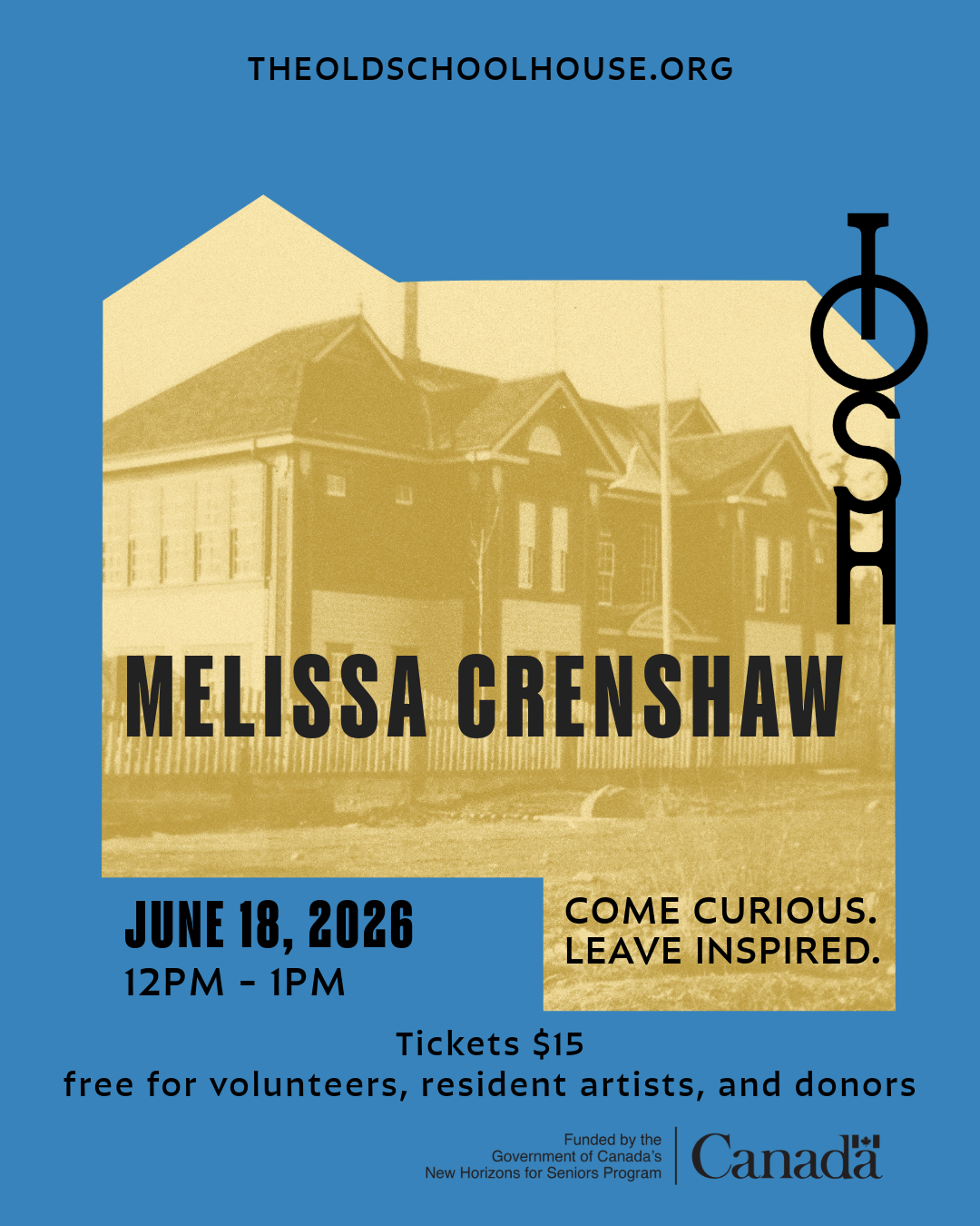 TOSH TALKS - with Melissa Crenshaw - June 18, 2026