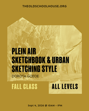 Plein Air Sketchbook & Urban Sketching Style | Dorota Goede | Sept 4 2026 | 10am - 1pm