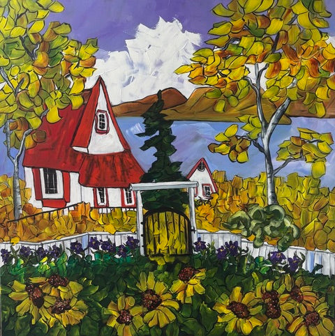 Deb Peters - painting - Oh Happy Day