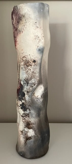 Claire Olivier - Ceramics -  Terra Cotta & Stoneware - Tall Cylinder