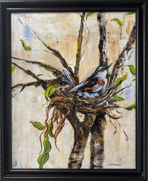 Deb Peters - painting - Comfort in the Trees