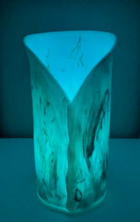 Claire Olivier - Ceramics - Translucent Porcelain Vases - Pink Tulip