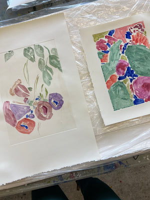 Print Studio - Introduction to Monotype with Watercolour Workshop with Alexa Johnson, October 14th 2023, 10am to 1pm