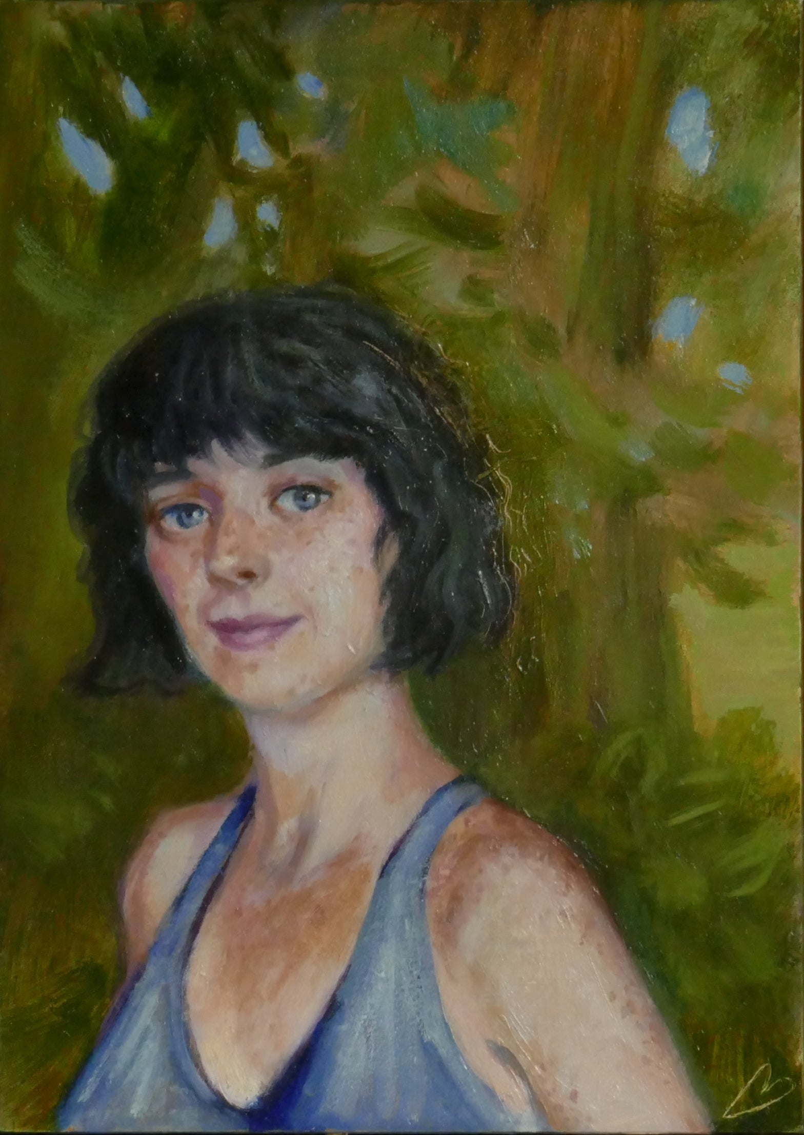 Leigh Buchanan - painting - Forest Bathing