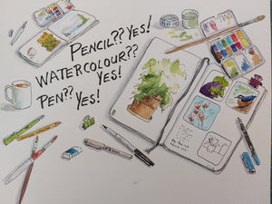 Get Started with a Sketchbook | Ionne McCauley | April 23 & 24, 2026 | 10am-3pm