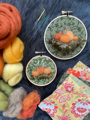 Needle Felted Pumpkin Hoop | Amy Vervoort | Oct 15, 2026 | 4pm - 6pm