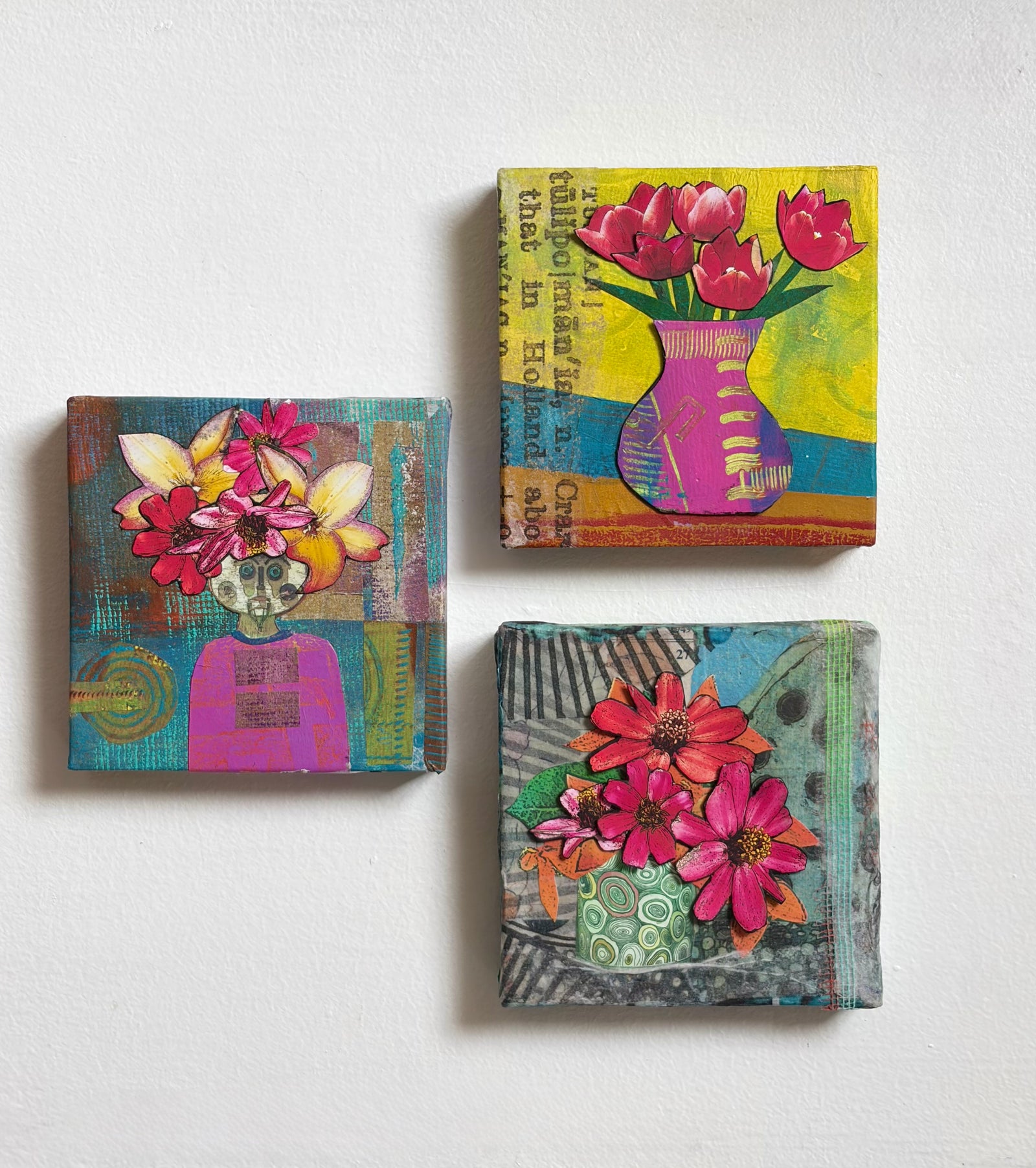 aMused Studio - Assemblage - Flowers Series