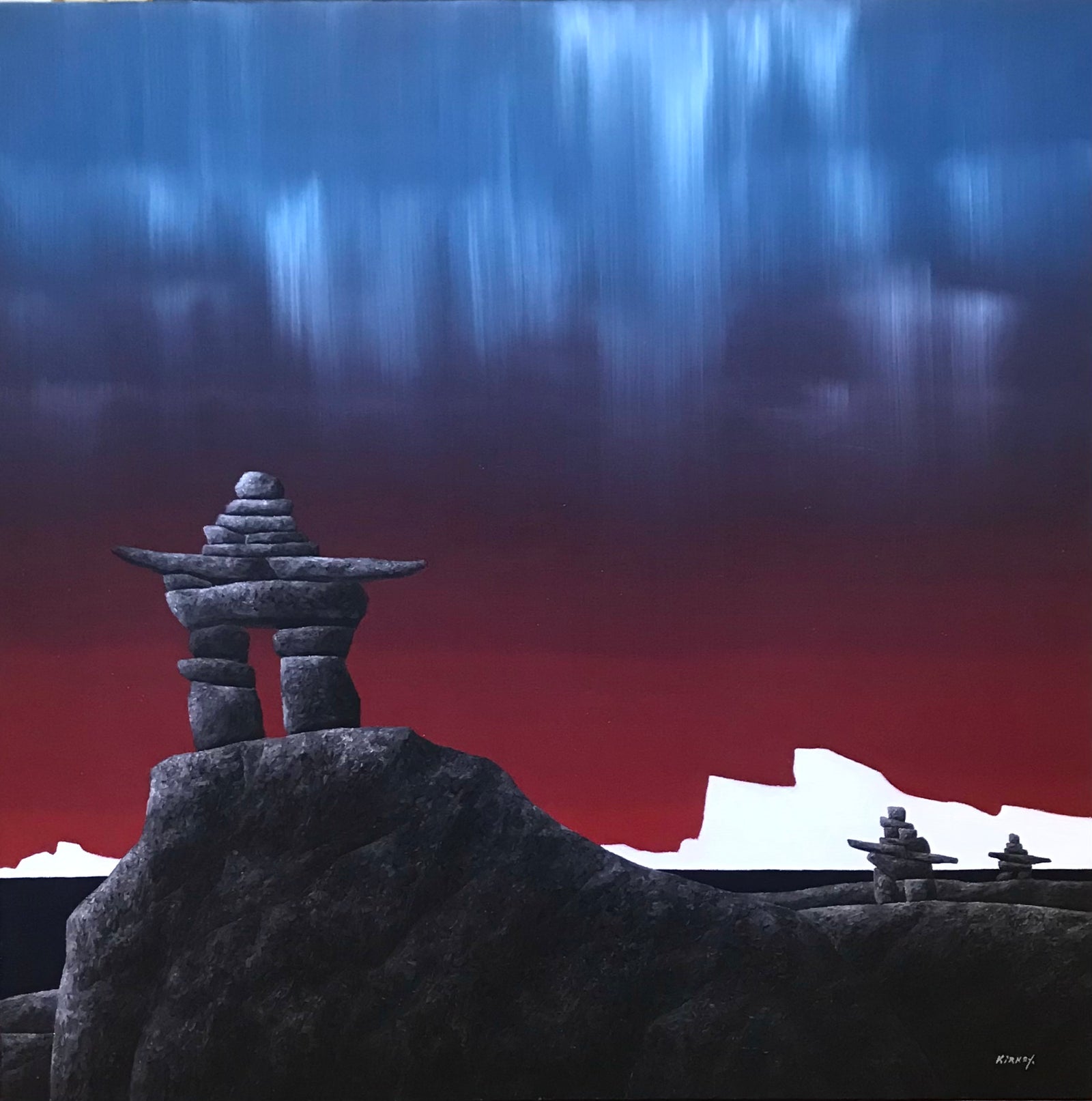 Ken Kirkby - Painting - Northern Highways