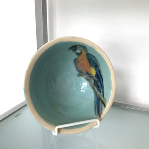 Linda Walton - Pottery - Parrot Bowl