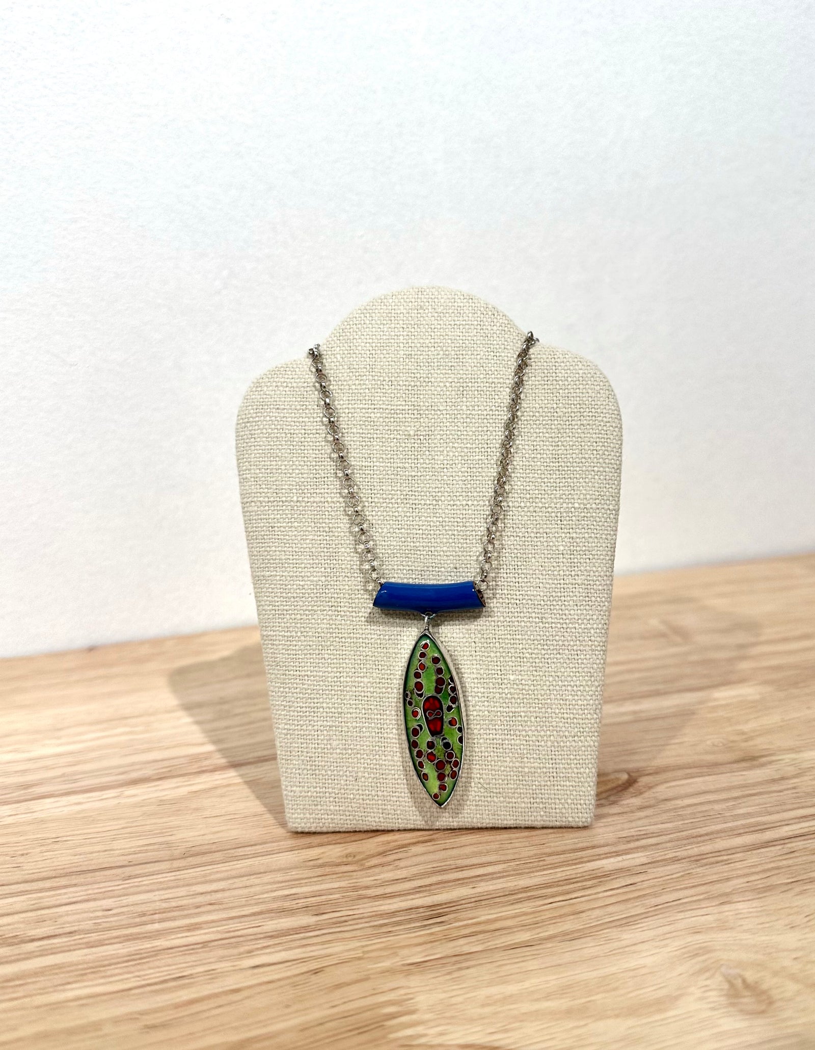 Peggy Logan - jewellery - Cloisonne Enamel Pendant Octopus