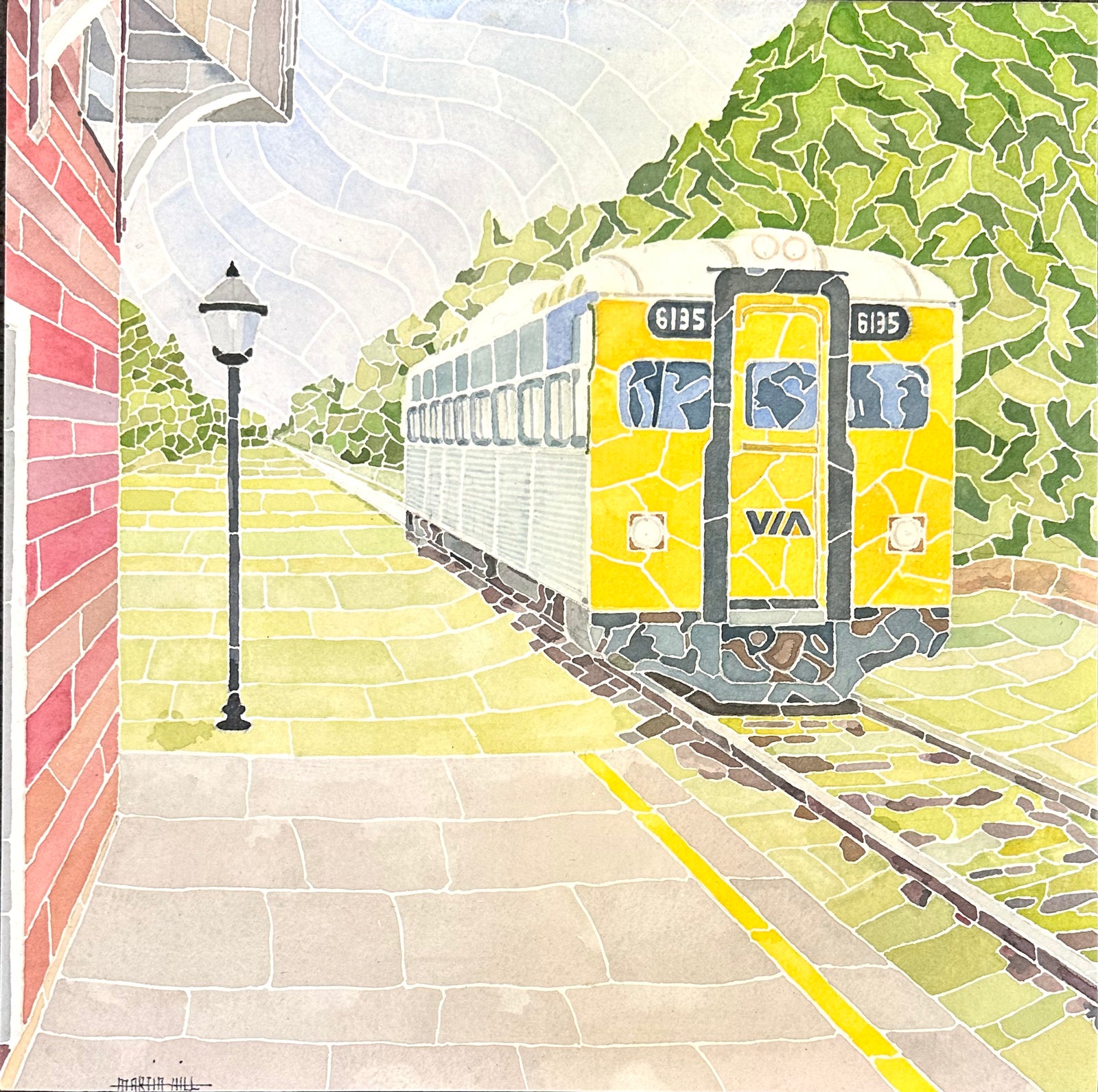 Martin Hill - painting - Maybe