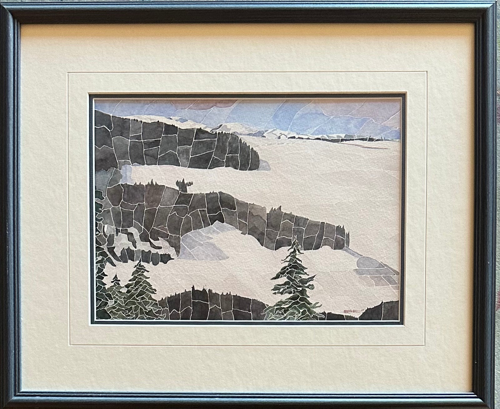 Martin Hill - painting - Mount Washington