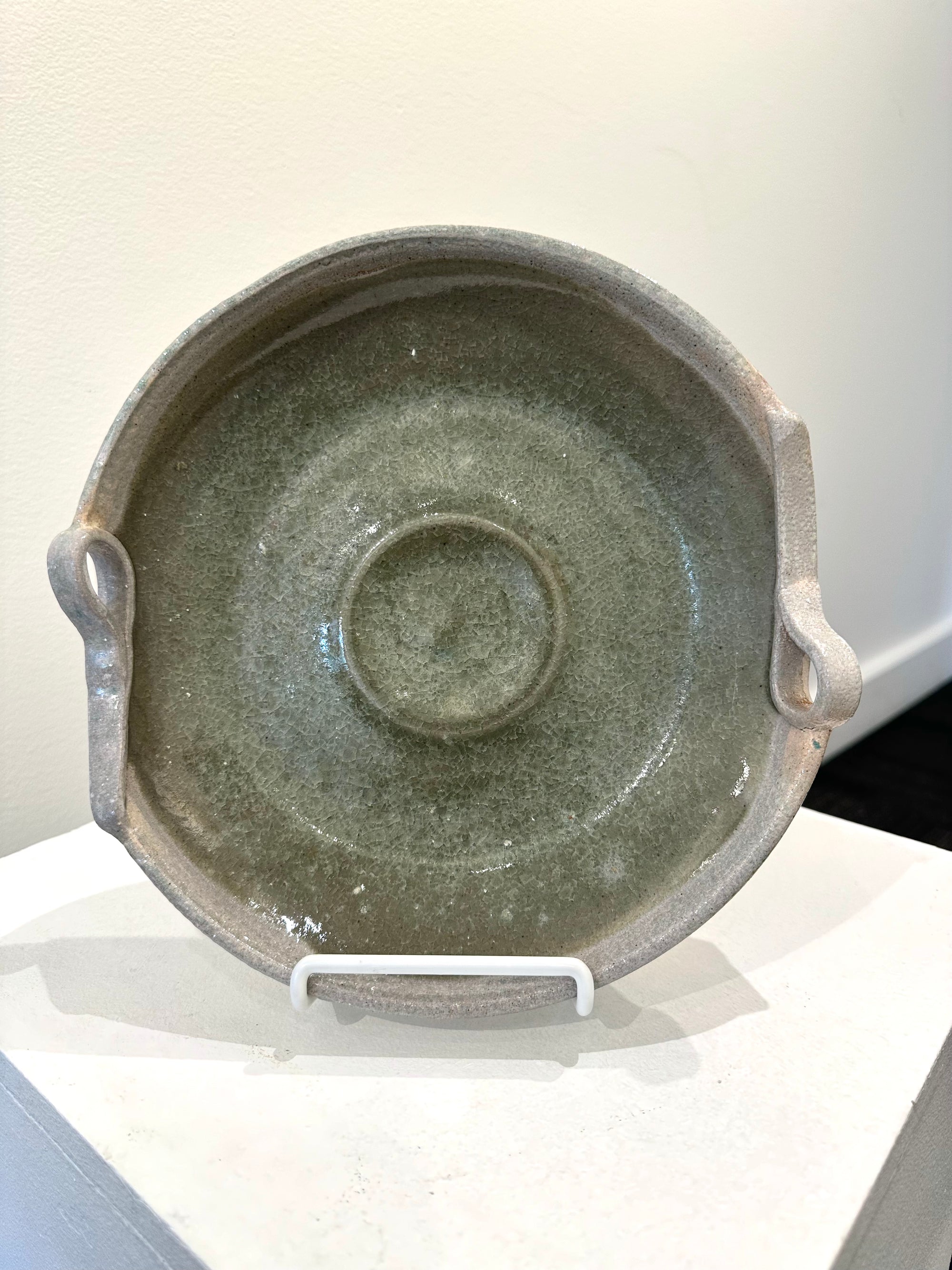 Heather Tobe - Ceramic - Bowl - Low Green Crystallized