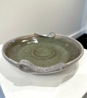 Heather Tobe - Ceramic - Bowl - Low Green Crystallized