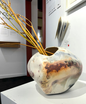 Claire Olivier - Ceramics - Pit Fired Distorted Bowl