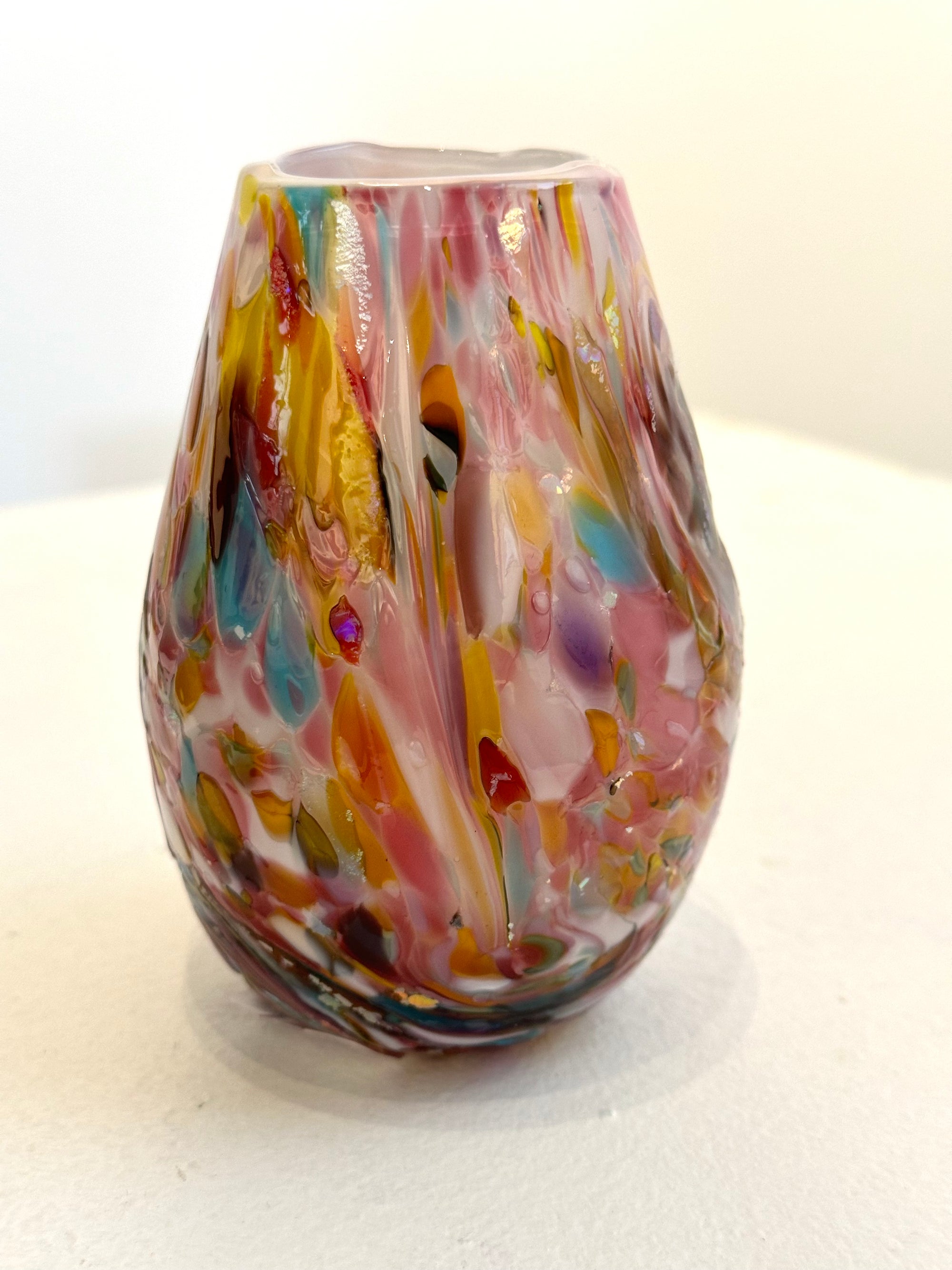 Cinderellas Glass - Small Rainbow Vase