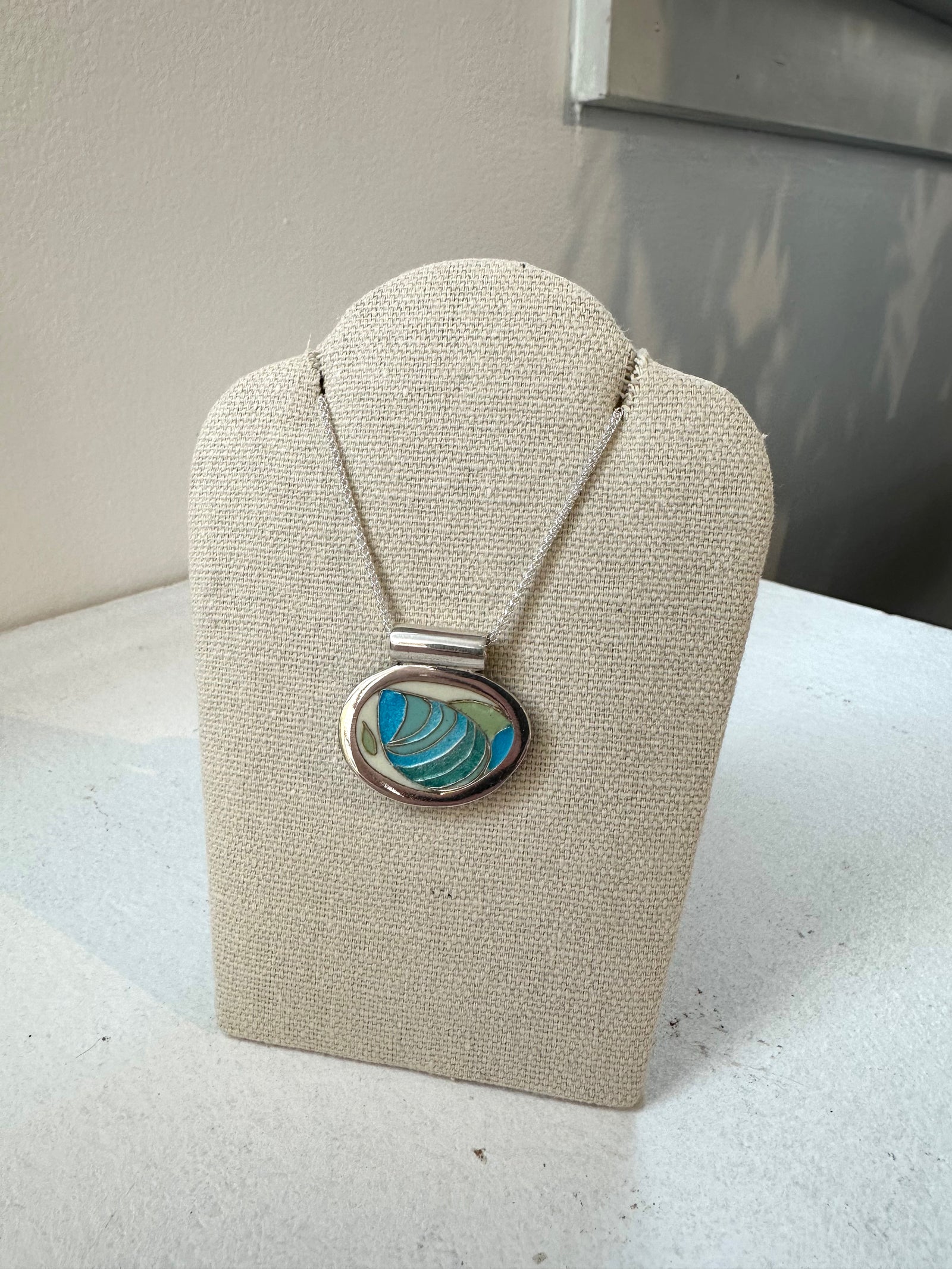 Peggy Logan - jewellery - Cloisonne Enamel Pendant