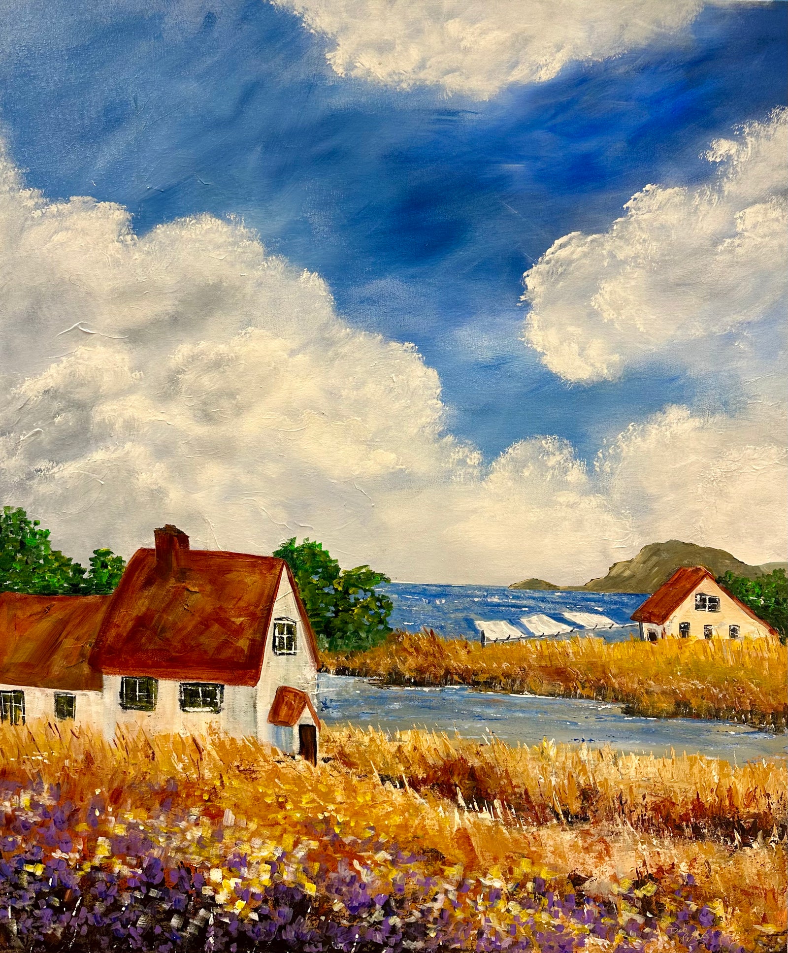 Deb Peters - painting - Field of Breeze