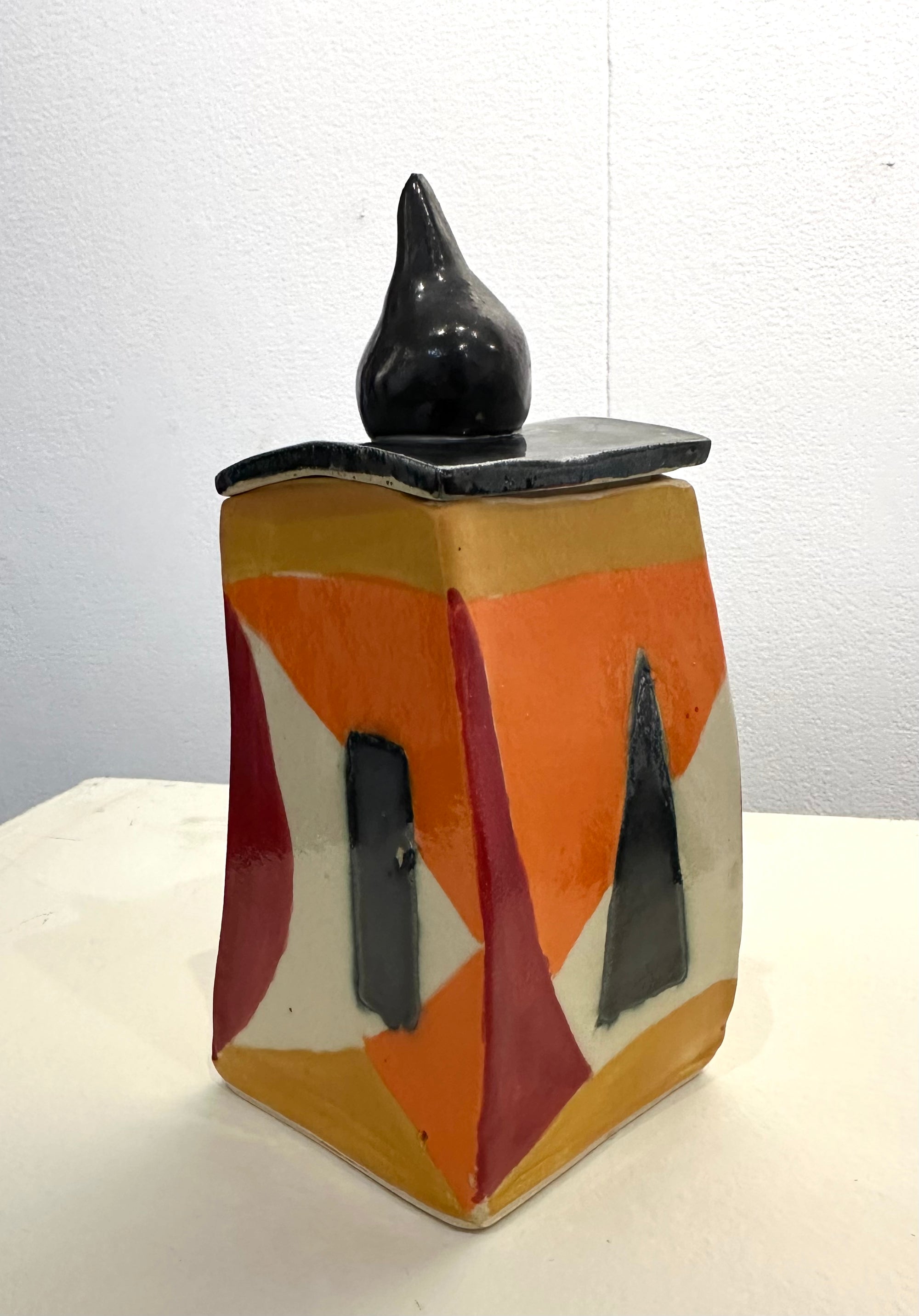 Iris Gellrich - Ceramics - Tall Container with Lid