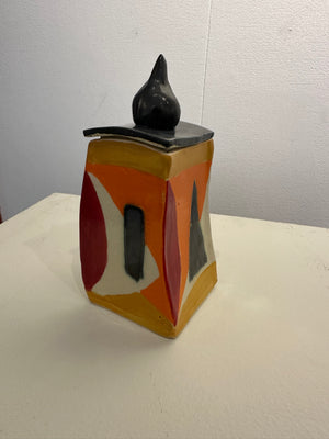 Iris Gellrich - Ceramics - Tall Container with Lid