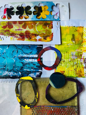 Printing | Pattern Design & Gelli Plate Printmaking: Designing Stencils & Stamps | Francesca Reside | April 25, 2026 | 10am - 1pm