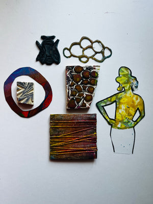 Printing | Pattern Design & Gelli Plate Printmaking: Designing Stencils & Stamps | Francesca Reside | April 25, 2026 | 10am - 1pm