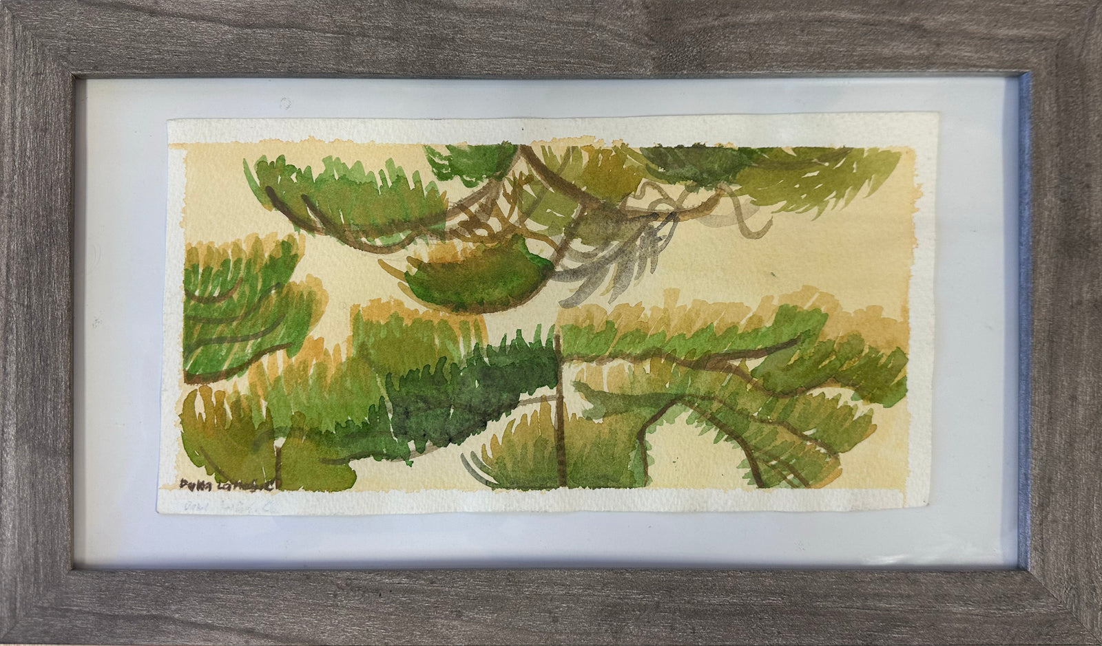 Dana Lamos - Painting - Serenity of Asia’s Pine Trees