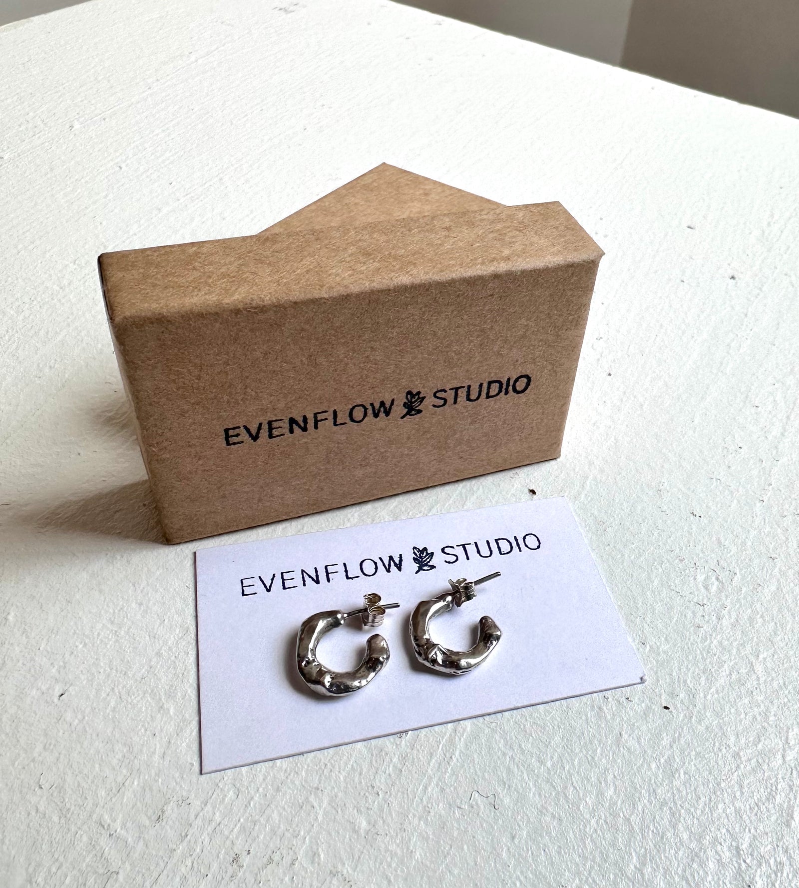Evenflow Studios - jewellery - Sm Flow Hoops