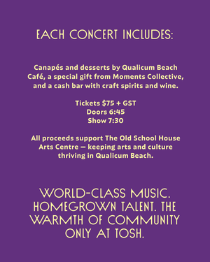 Music for the Arts: A Fundraiser for TOSH November 20th