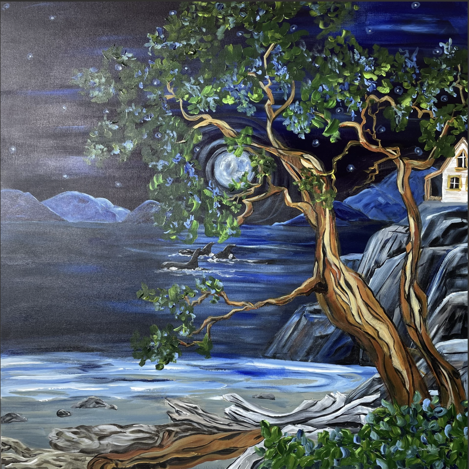 Deb Peters - painting - Summer Solstice