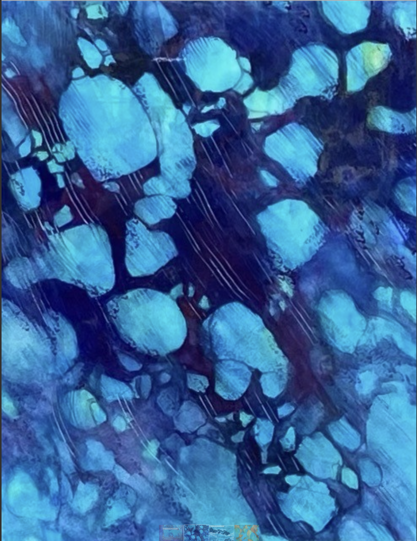Jacqueline Smith - painting - Jellyfish Jungle