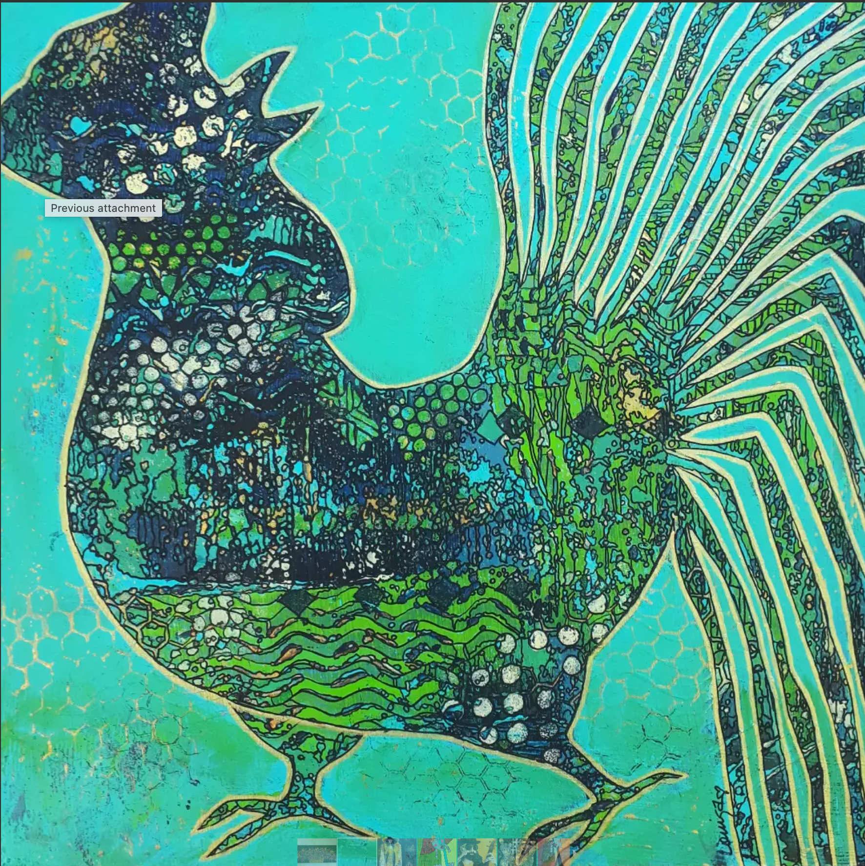 Lois Goodnough - Painting - Strutting