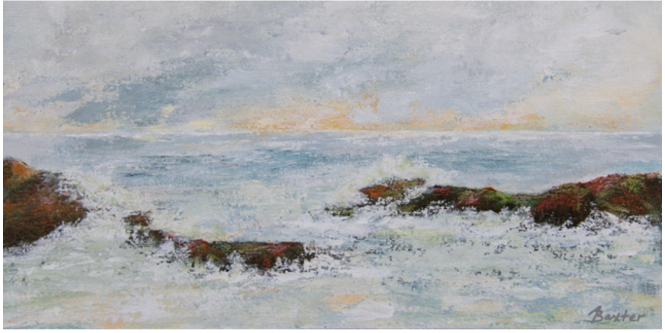 Amy Baxter - painting - The Breath of Wind and Sea